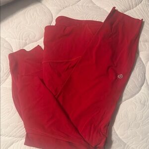 lululemon athletica Red Leggings